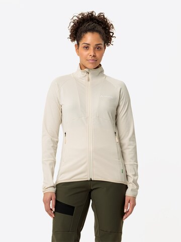 VAUDE Funktionsfleecejacke 'Monviso' in Beige: Vorderseite