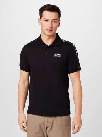 T-Shirt EA7 Emporio Armani en noir : devant