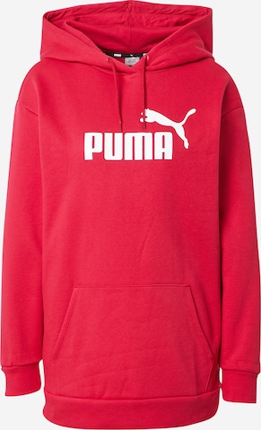PUMA Sportovní mikina – červená: přední strana