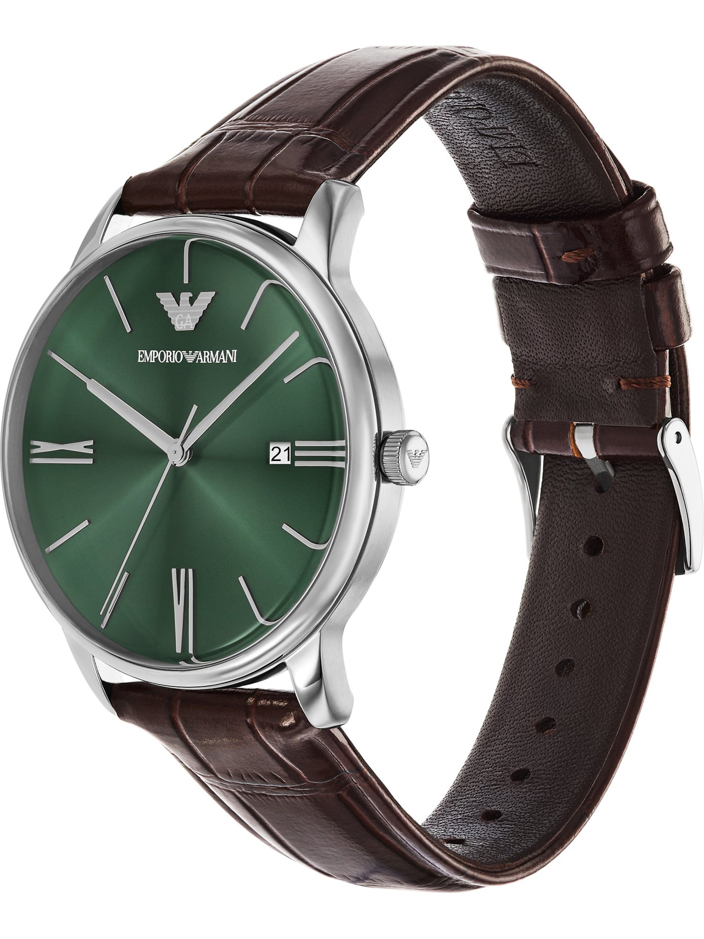 Emporio Armani Analog watch in Brown