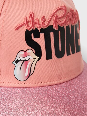 NAME IT Hat 'The Rolling Stones' in Pink