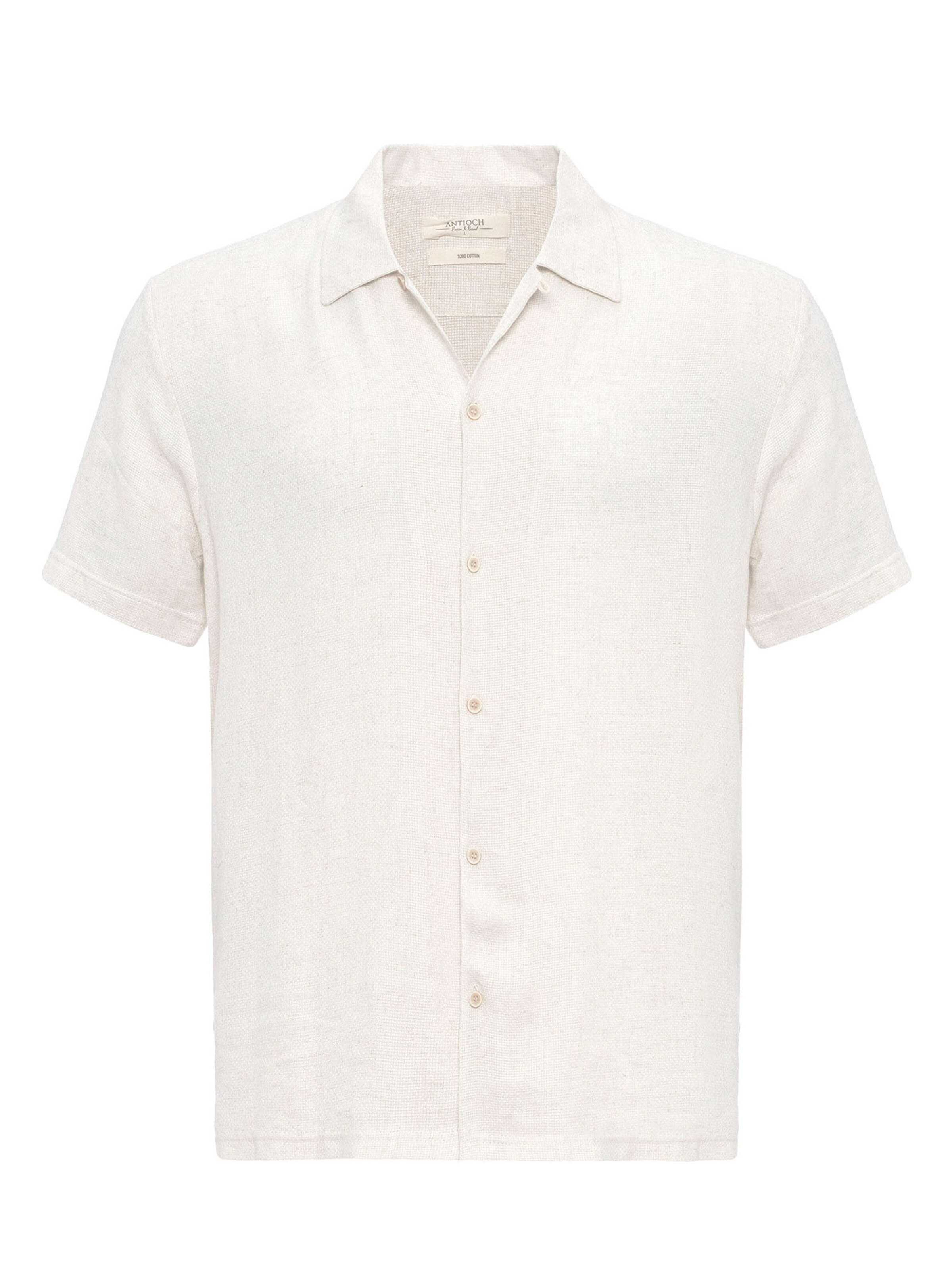 Regular fit Camicia di Antioch in beige: frontale