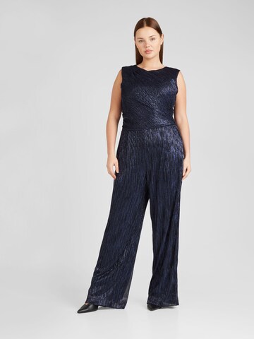 SWING Curve Jumpsuit in Blauw: voorkant