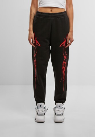 Tapered Pantaloni 'Sky' di Thug Life in nero