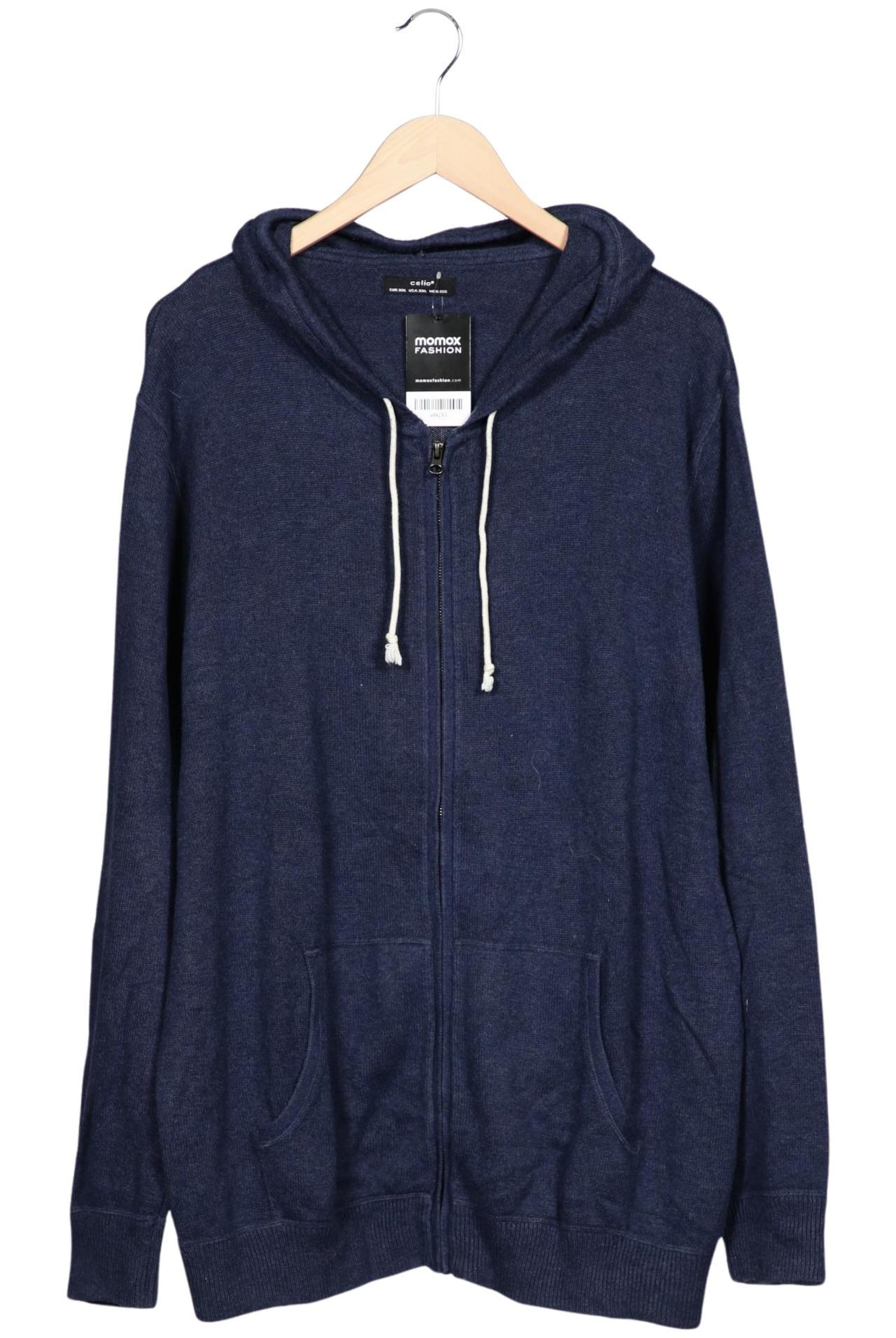 CELIO Strickjacke XXL in Blau: Vorderseite