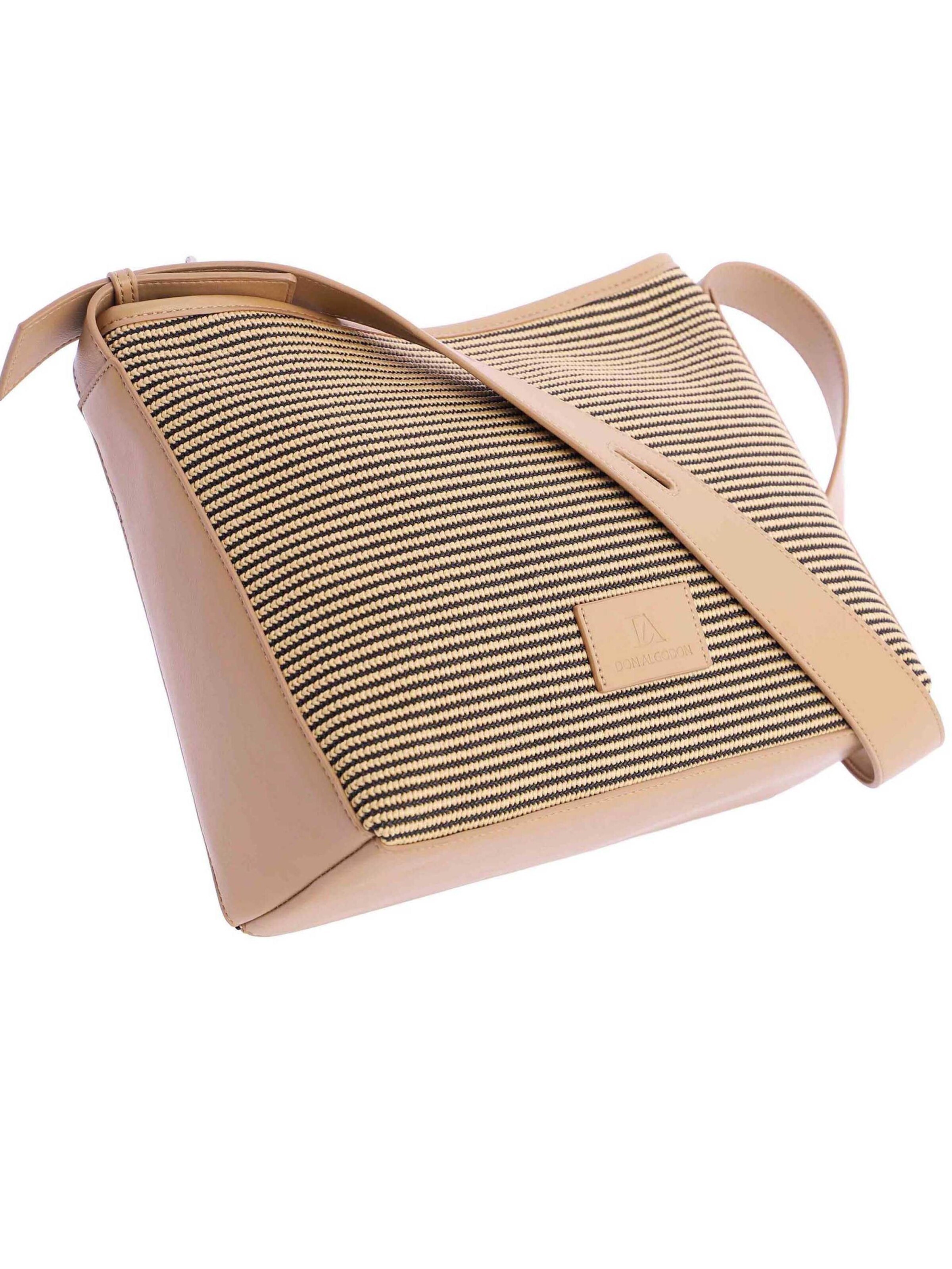 Don Algodon - Bolso de hombro 'Dorada' en beige