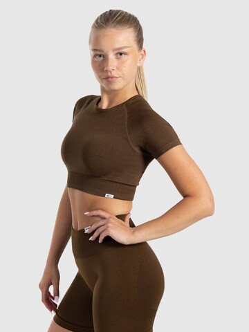 T-shirt ' Elna ' Smilodox en marron