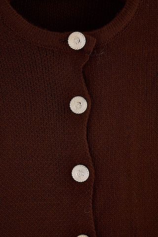 Trendyol Gebreid vest in Bruin