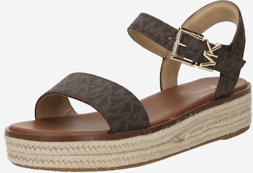 MICHAEL Michael Kors - Sandália 'RICHIE' em castanho: frente