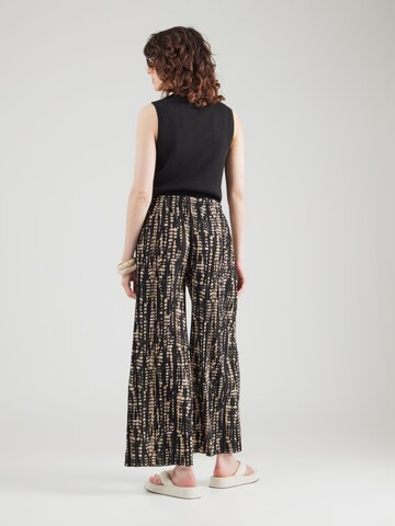 HailysWide Leg/ Široke nogavice Hlače 'Fa44biola' - crna boja