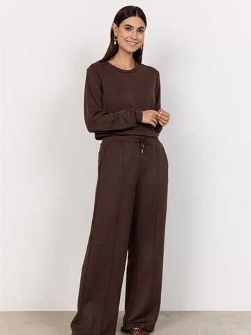 Soyaconcept Regular Trousers 'Soyaconcept Banu265 bruin' in Brown