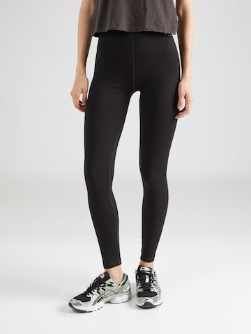 Superdry Regular Leggings 'ESSENTIAL' in Zwart: voorkant