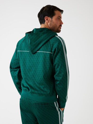 GUESS Zip-Up Hoodie in Green