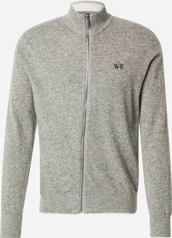 La Martina - Cárdigan en gris: frente