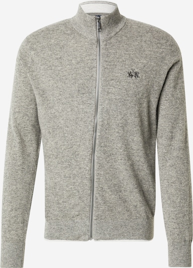 Kardiganas iš La Martina, spalva – margai pilka, Prekių apžvalga