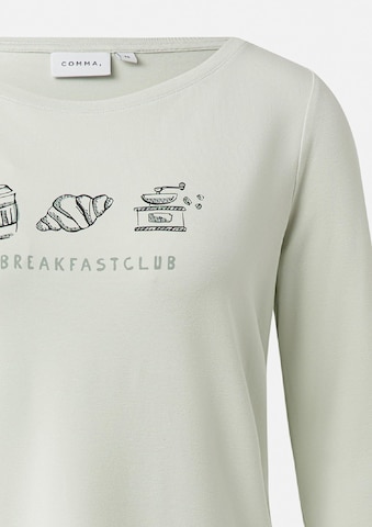 T-shirt COMMA en vert