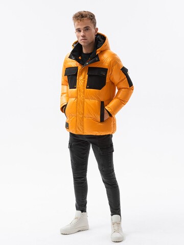 Ombre Winter Jacket 'C457' in Orange