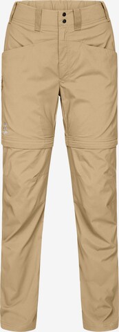 Haglöfs Regular Outdoor Pants 'Lite' in Beige: front