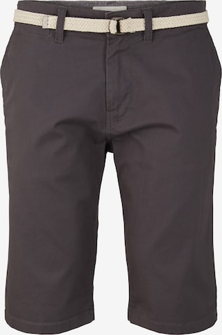 Pantalon chino TOM TAILOR en gris : devant