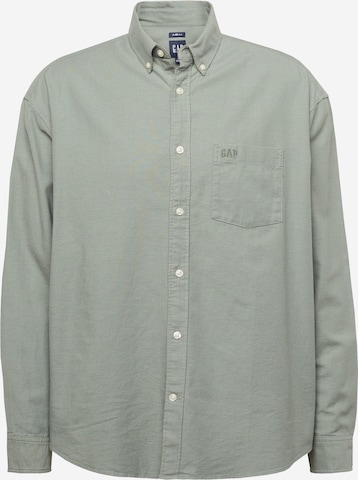 GAP Regular fit Button Up Shirt in Green: front