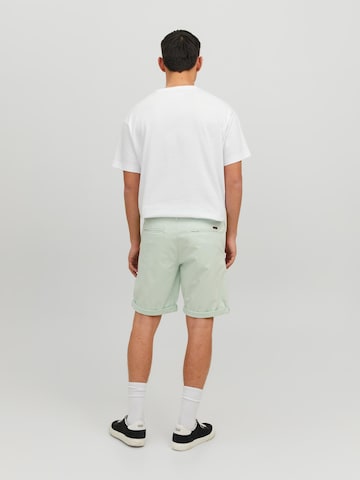 Regular Pantaloni eleganți 'Bowie' de la JACK & JONES pe verde