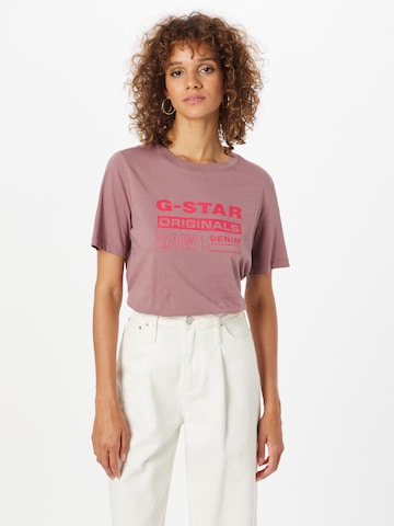 G-Star RAW Skjorte i lilla: forside