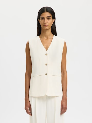 SELECTED - Chaleco para traje en beige: frente