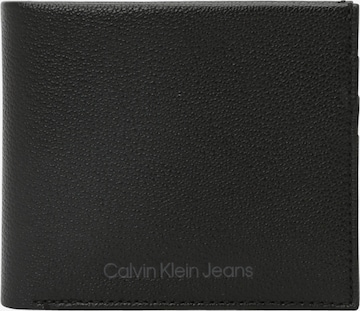 Portofel 'EXPLORER' de la Calvin Klein Jeans pe negru: față