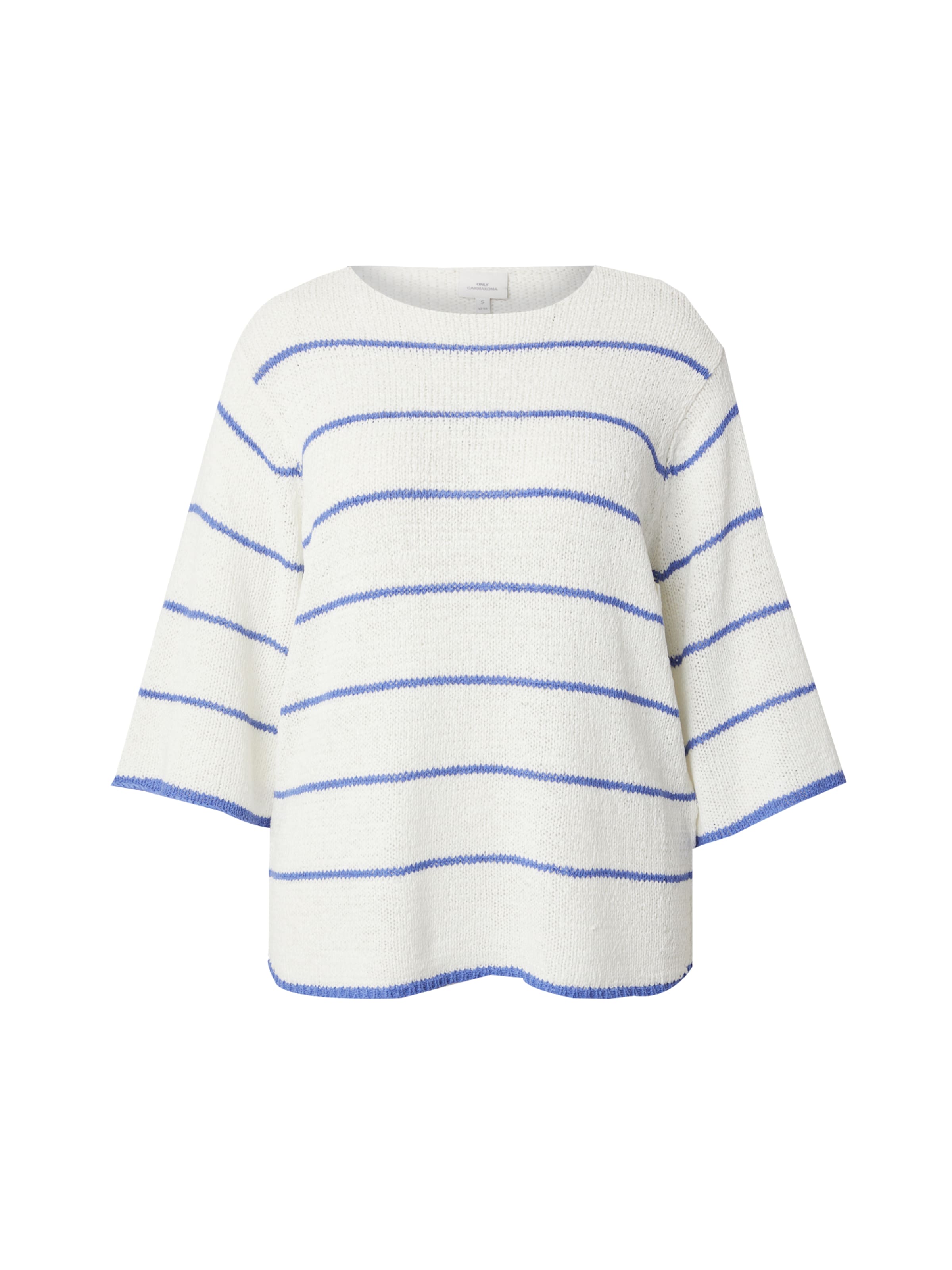 balts ONLY Carmakoma Džemperis 'CARGEENA': no priekšpuses