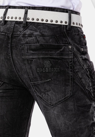 CIPO & BAXX Regular Jeans in Zwart