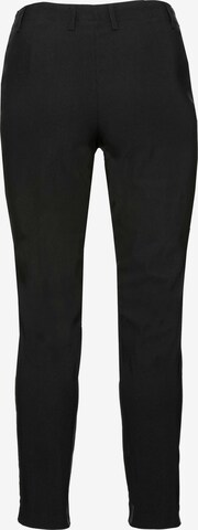 SHEEGO Slimfit Hose in Schwarz