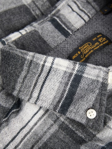 JACK & JONES Regular Fit Hemd in Grau