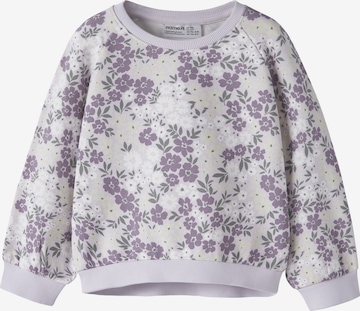 NAME IT Sweatshirt 'NMFDartia' i lila: framsida