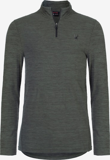 Spyder Sportsweatshirt i grå / grøn, Produktvisning