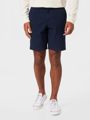 HOLLISTER Chino kalhoty – modrá: přední strana