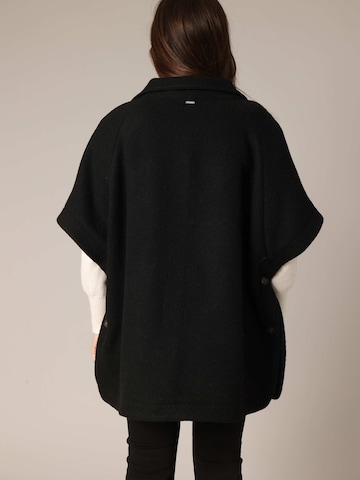 Cape 'Mawira' Deeluxe en noir