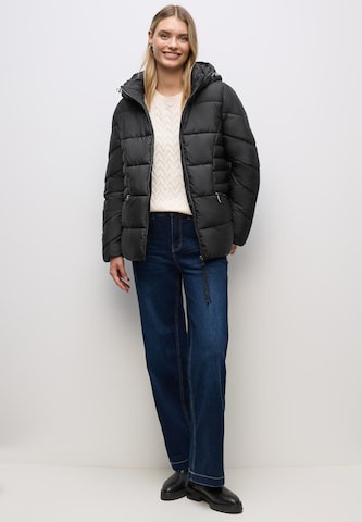 STREET ONE Winter Jacket in Black