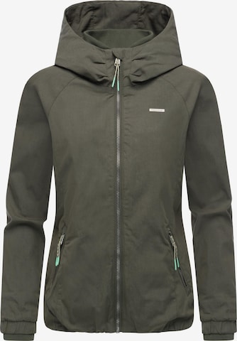 Ragwear Jacke 'Dizzie' in Grün: Vorderseite