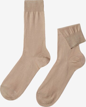 CALZEDONIA Socks in Beige: front