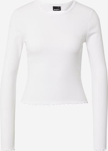 T-shirt 'Belinda' Gina Tricot en blanc : devant