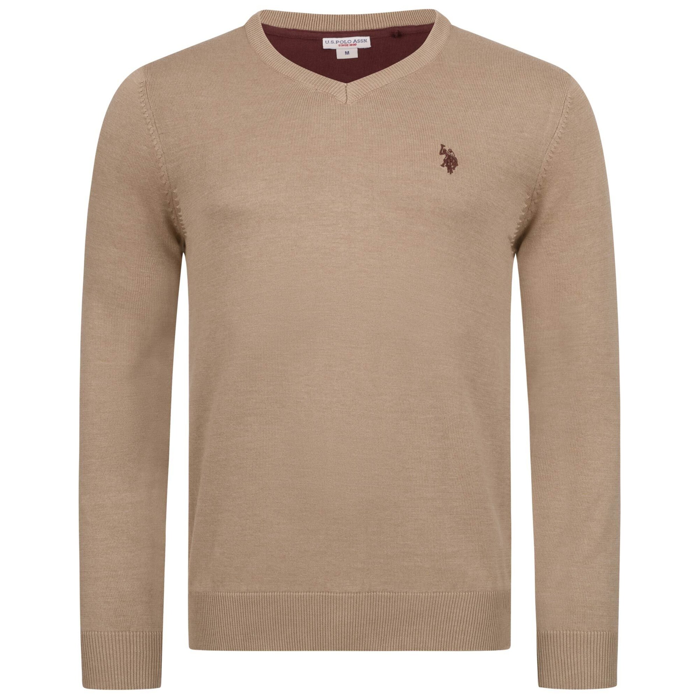 U.S. POLO ASSN. Sweater in Beige: front