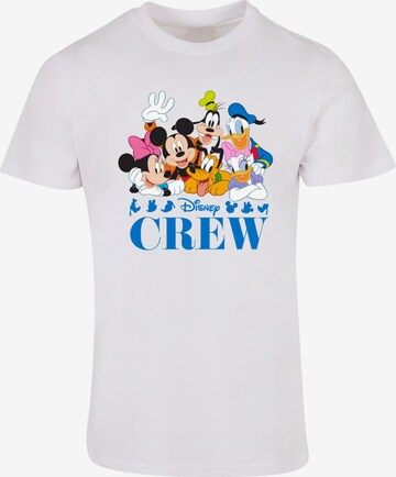 ABSOLUTE CULT Shirt 'Mickey Mouse - Disney Friends' in Wit: voorkant