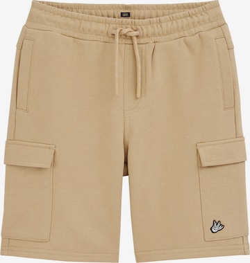 WE Fashion Regular Housut värissä beige: etupuoli