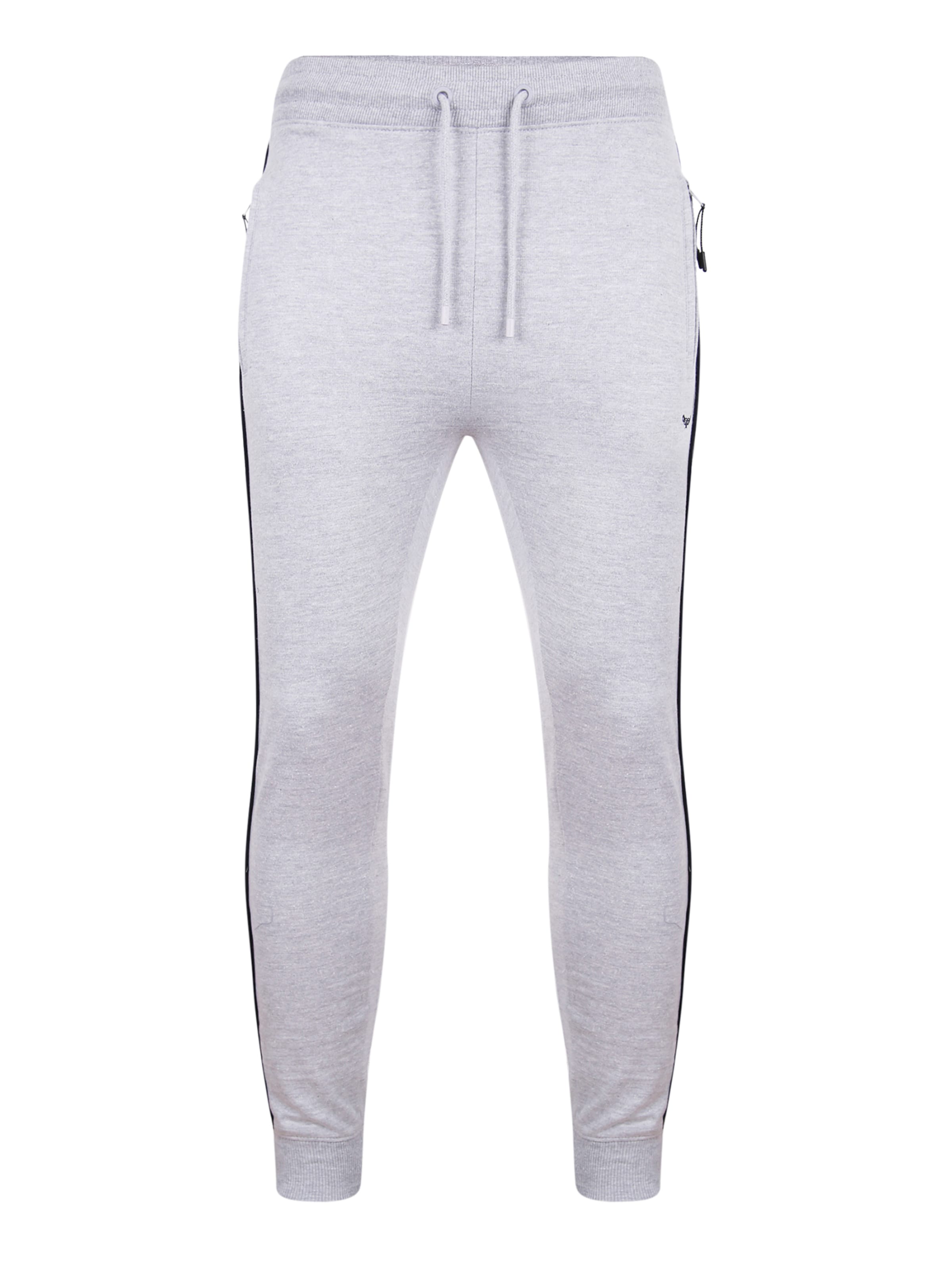 Threadbare Tapered Trousers 'Morris' in Grey: front