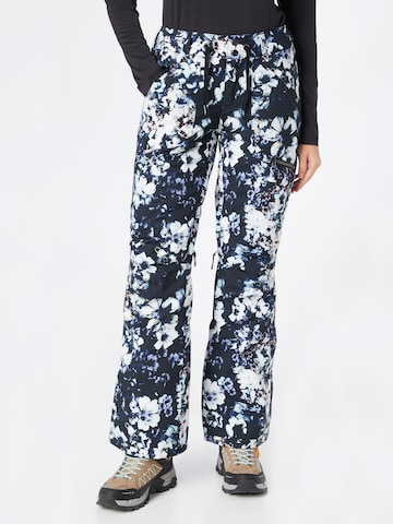 ROXY Boot cut Outdoor Pants 'NADIA' in Black: front