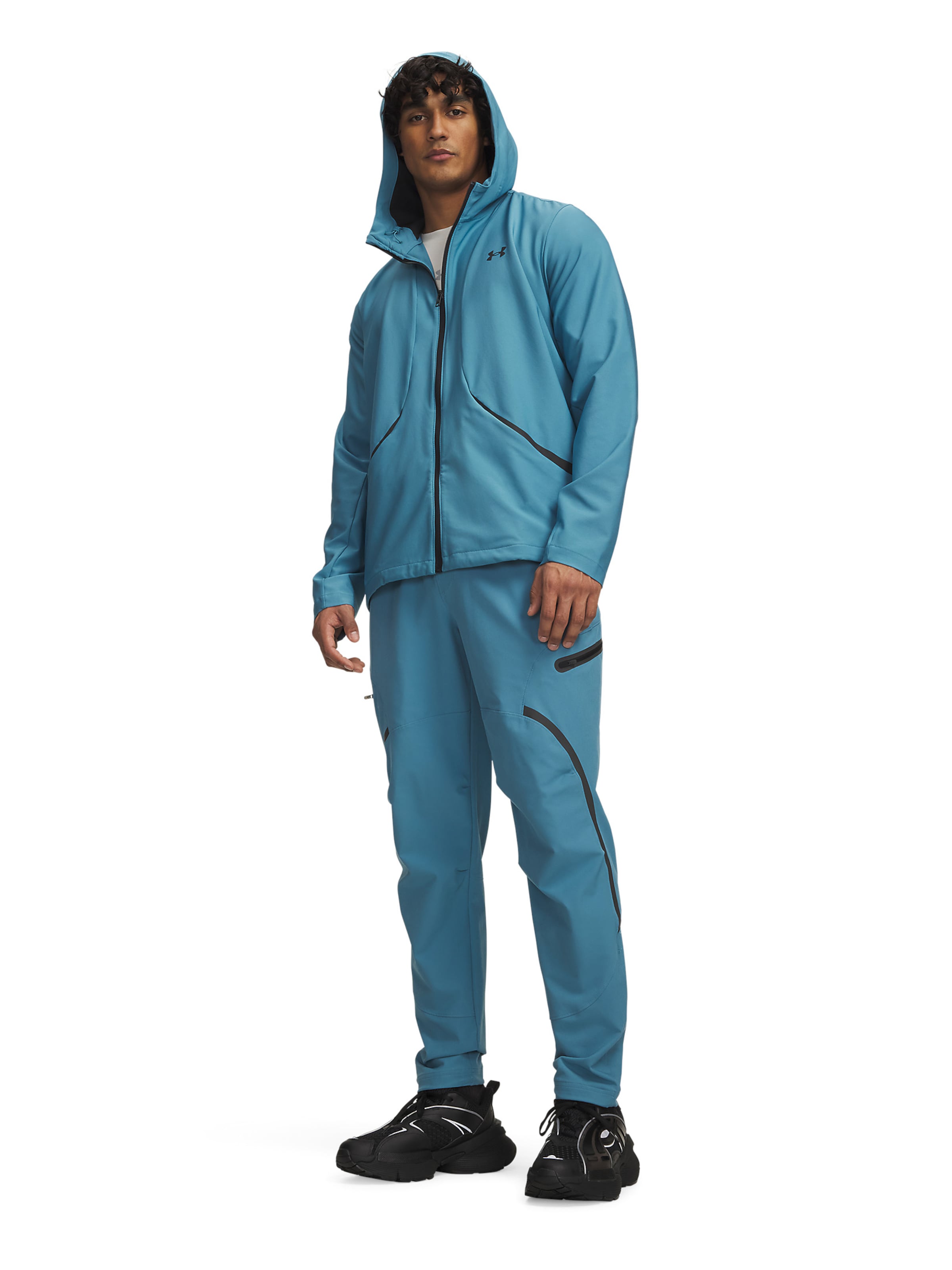 UNDER ARMOUR Regular Sportbroek 'Unstoppable' in Blauw