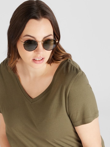 ONLY Carmakoma - Camiseta 'Bonnie Life' en verde