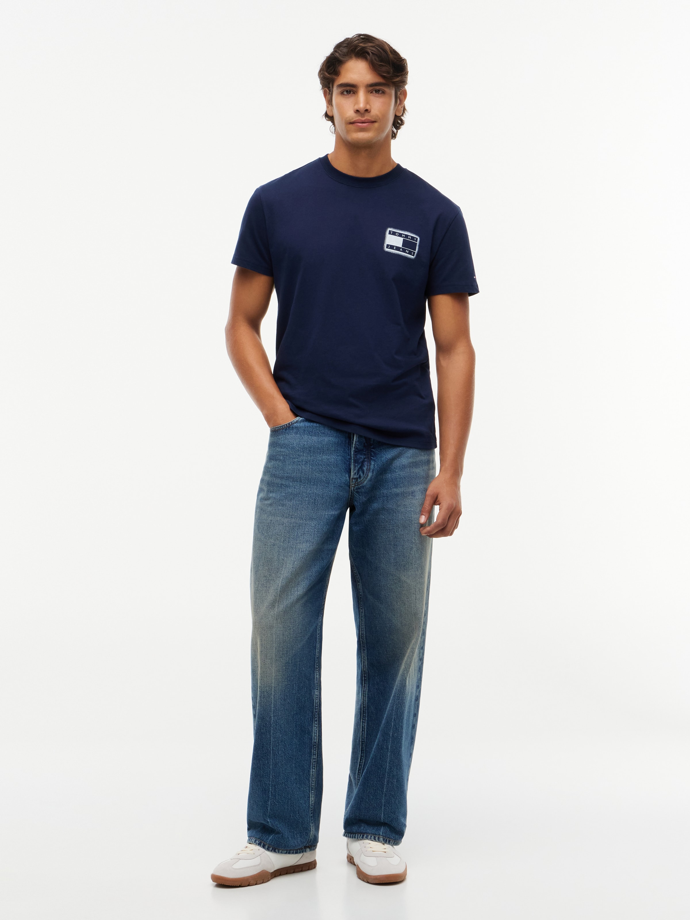 Tommy Jeans Bluser & t-shirts i blå: forside