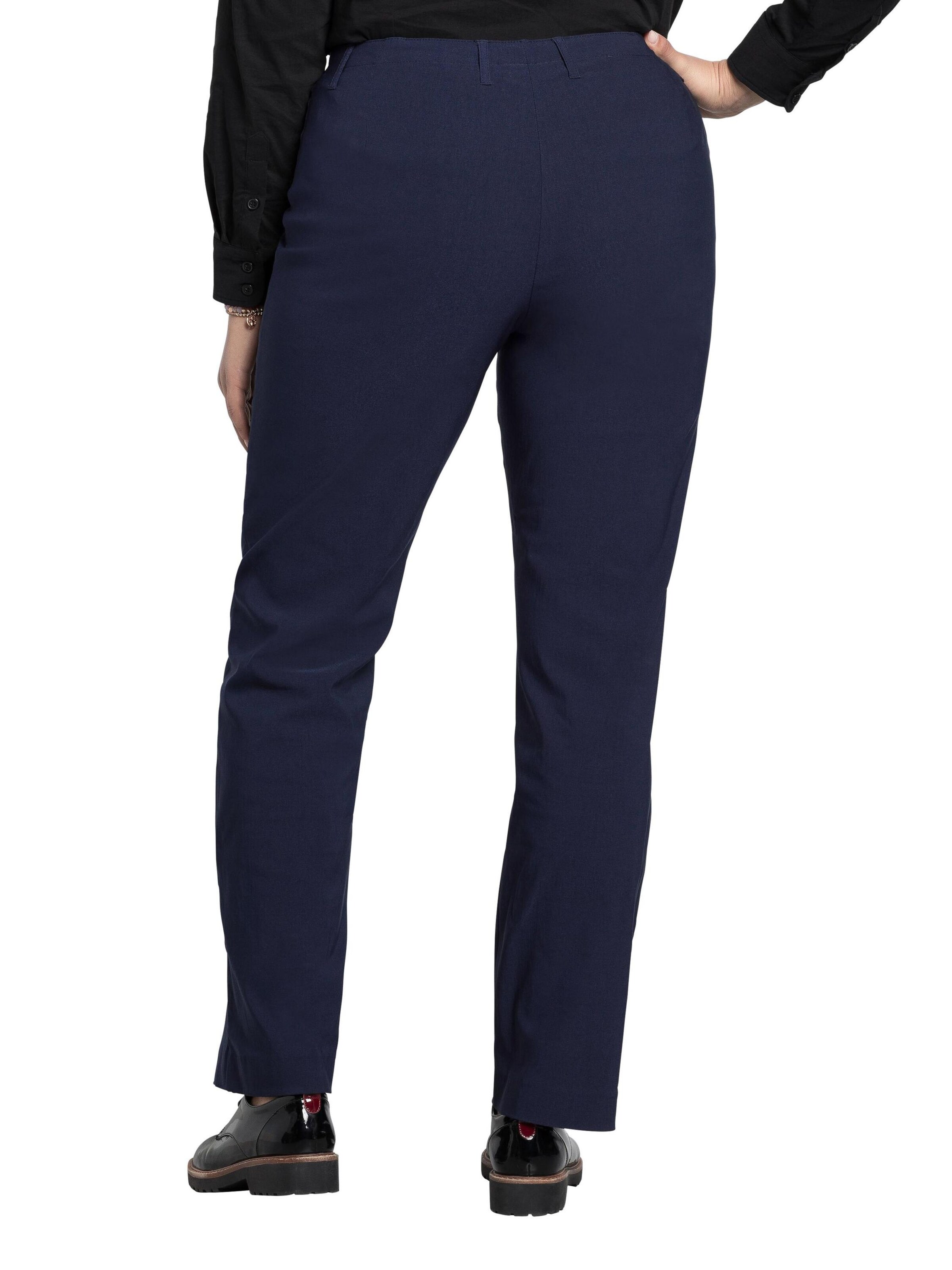 SHEEGO Slimfit Hose in Blau