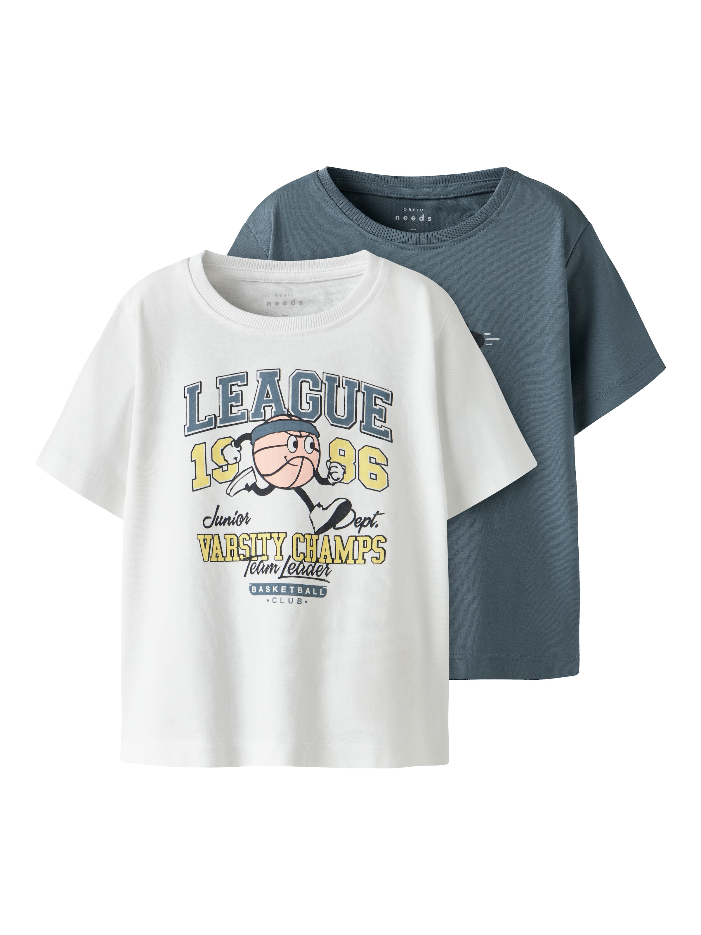 NAME IT Majica 'NMMVICTOR' | modra barva: sprednja stran